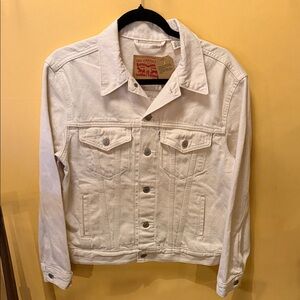 Levi's Cream Denim Jacket
